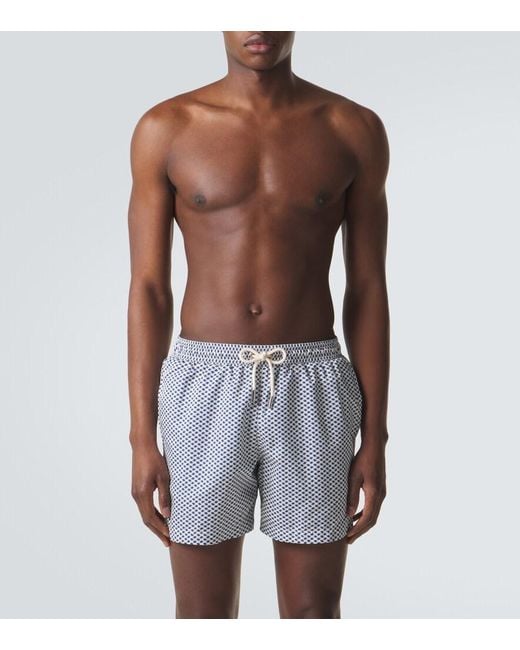 Orlebar Brown Blue Printed Swim Trunks for men