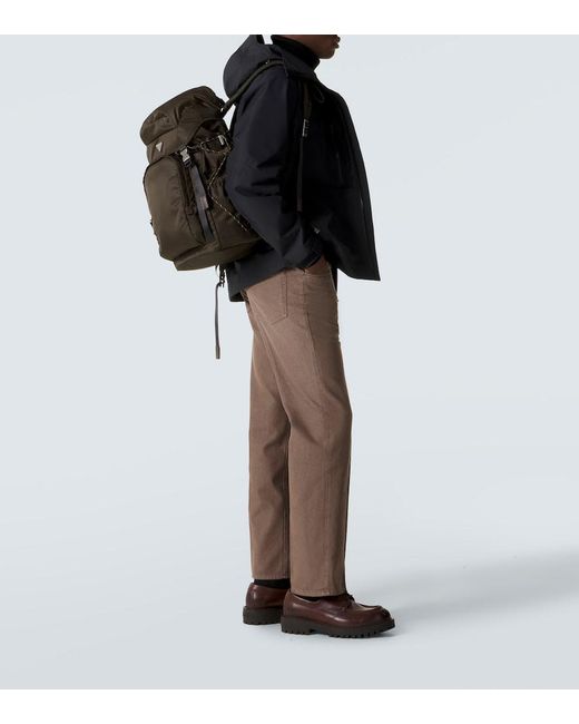 Prada Green Speedrock Re-Nylon Backpack for men