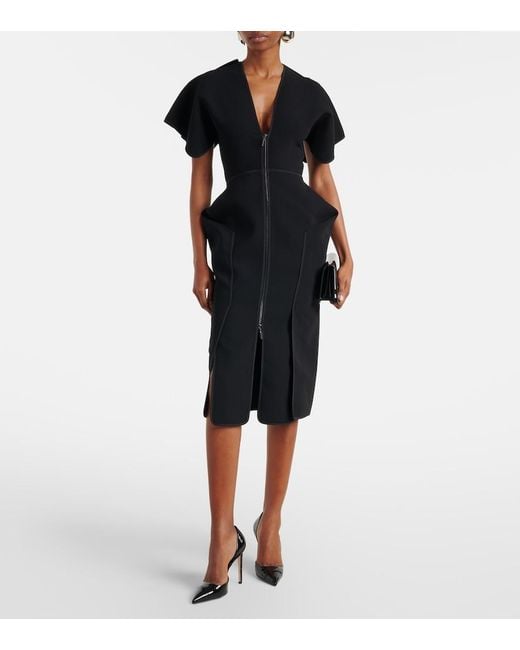 Robe Midi Coco Maticevski en coloris Black