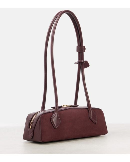 Borsa A Spalla Le Teckel Small di Alaïa in Red