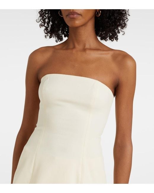 Staud Natural Silvia Strapless Top