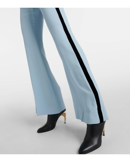 Pantalon evase Nina Ricci en coloris Blue