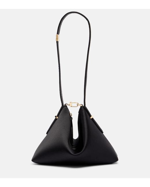 Totême  Black Schultertasche Scoop Mini Aus Satin
