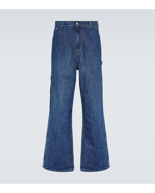 Our Legacy Mid-Rise Wide-Leg Jeans Joiner in Blue für Herren