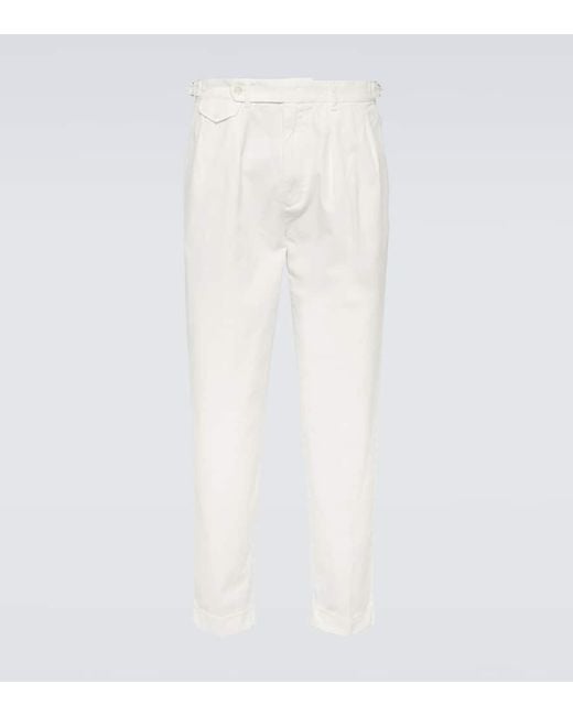 Pantalones de tenis de pana Polo Ralph Lauren de hombre de color White