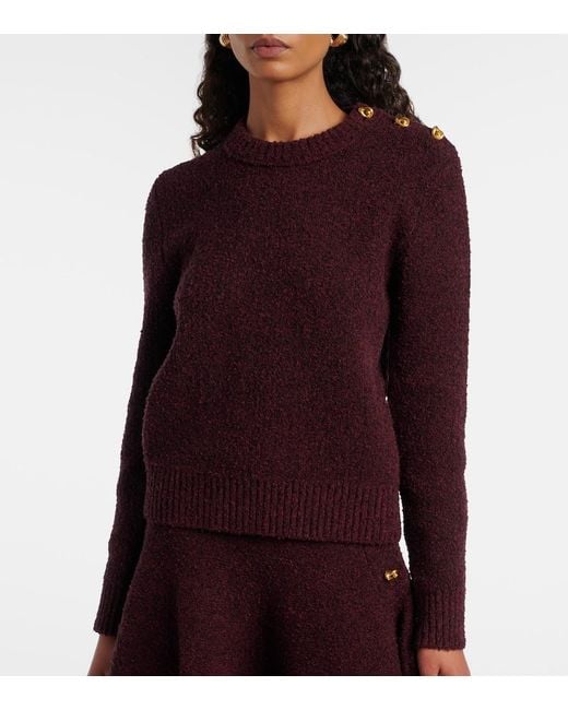 Bottega Veneta Purple Knot Sweater