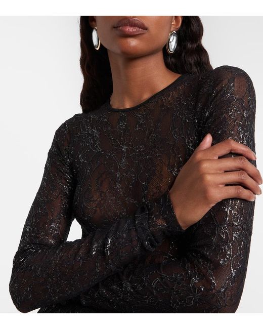 Wardrobe NYC Gray Body Aus Spitze