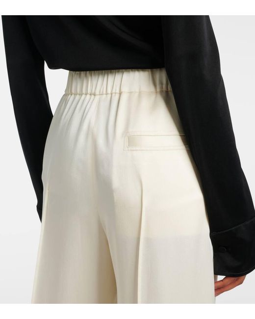 Pantaloni A Gamba Larga di Jil Sander in White
