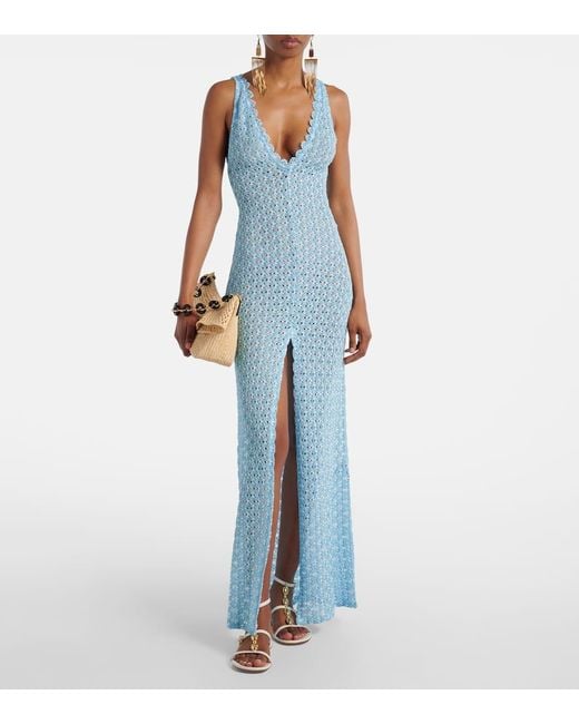 missoni lame lace dress Short dress in lam viscose blend with lace motif Multicoloured