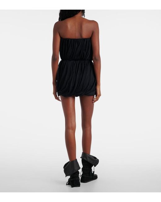 Isabel Marant Black Ambrine Gathered Skirt