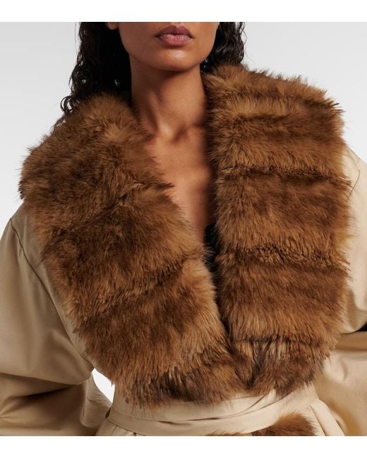 Cappotto Con Cintura di ROTATE BIRGER CHRISTENSEN in Natural