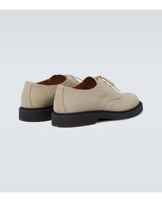 Common Projects White Suede Derby Shoes for men