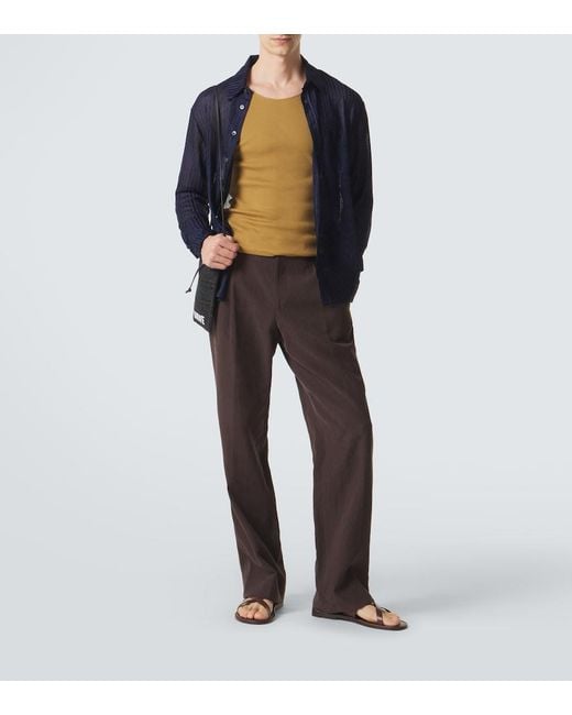 Missoni Blue Zigzag Shirt for men
