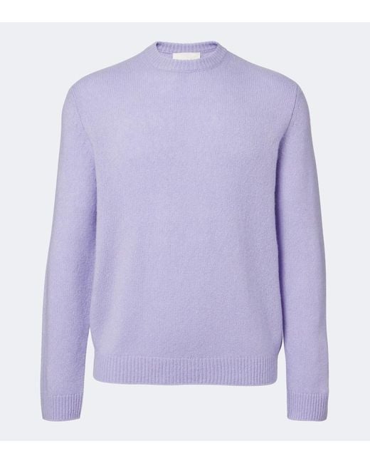 Lisa Yang Purple Baxter Cashmere And Silk Sweater for men