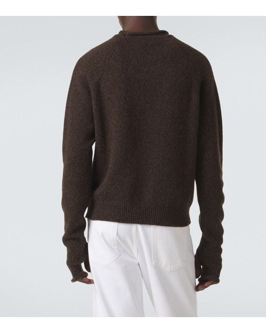 Umit Benan Black Ricky Cashmere Sweater for men