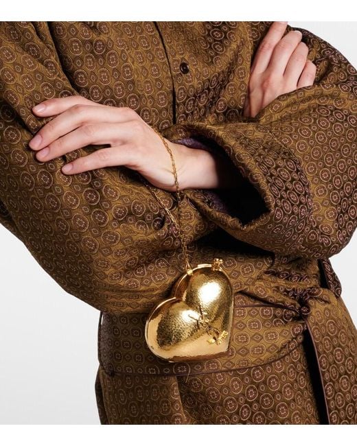 Saint Laurent Natural Evening Mini Clutch