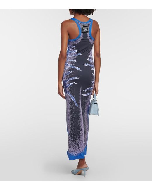 Y. Project Blue Printed Maxi Dress