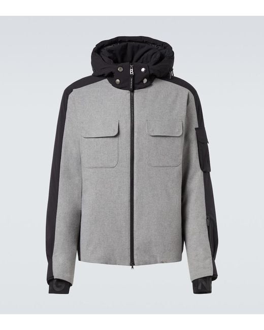 Bogner Black Cobey Down Ski Jacket for men