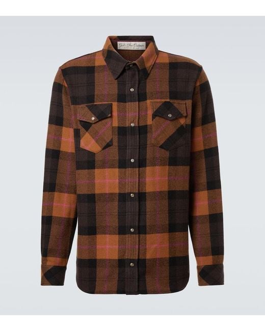 Camicia di God's True Cashmere in Brown da Uomo