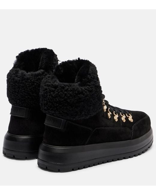 Bogner Black Antwerp 23B Suede Ankle Boots
