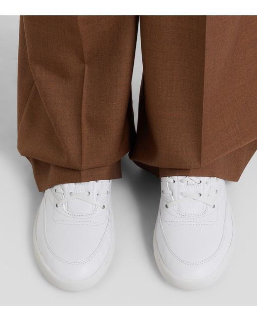 Gabriela Hearst White Ohio Leather Sneakers
