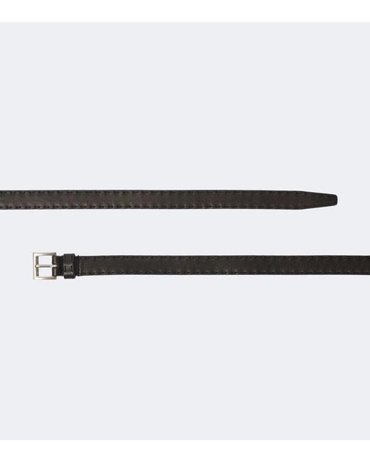 Prada Black Leather Belt for men