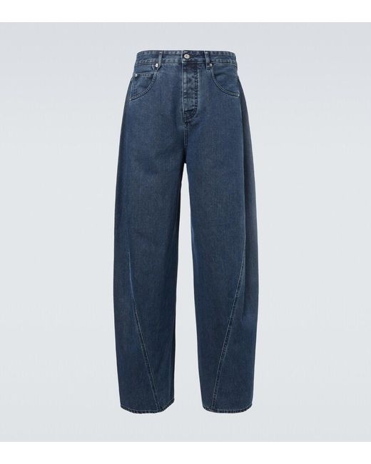 Jacquemus Blue Espiral De-Nimes Tapered Jeans for men