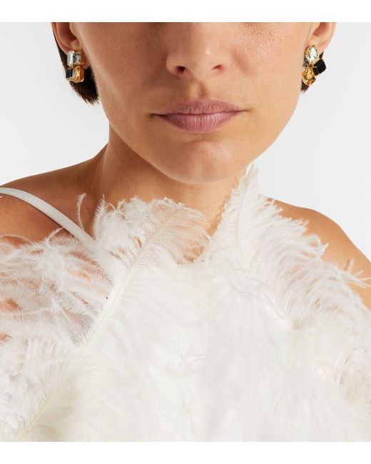 Orecchini Piccolo Bagnati di Jennifer Behr in White