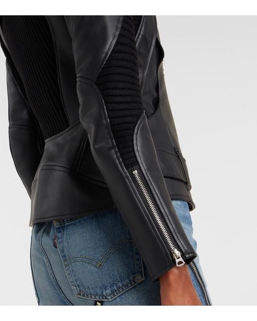 Junya Watanabe Black Belted Biker Jacket