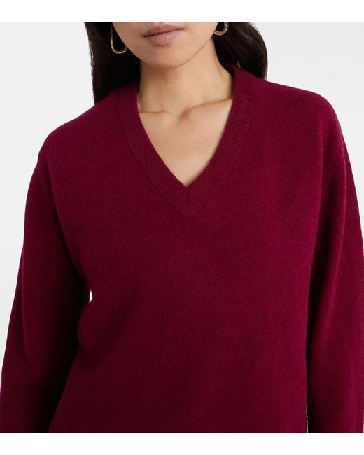 Leset Red Jesse Wool Sweater