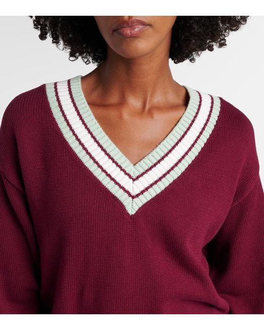 The Upside Red Pullover Josette Aus Baumwolle
