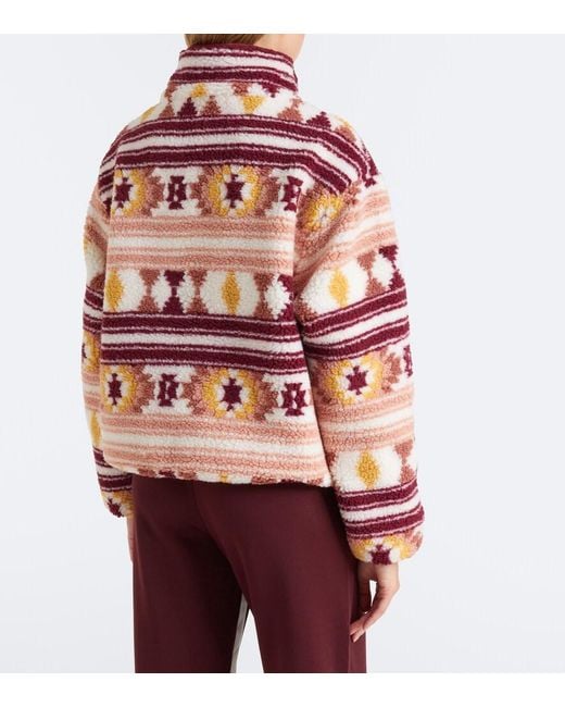 The Upside Red Harlow Teddy Sweatshirt
