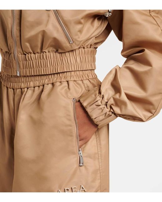 Area Natural Crystal Trim Track Jacket