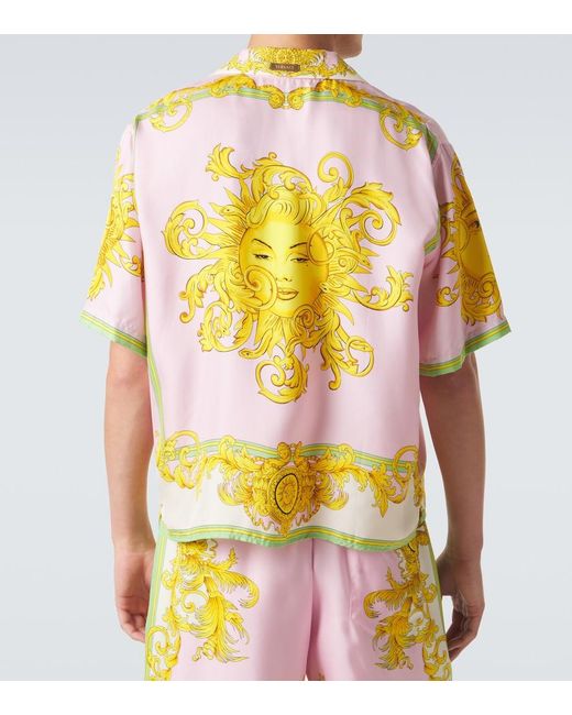 Camicia di Versace in Metallic da Uomo