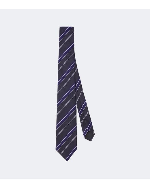 Tom Ford Blue Striped Silk Tie for men