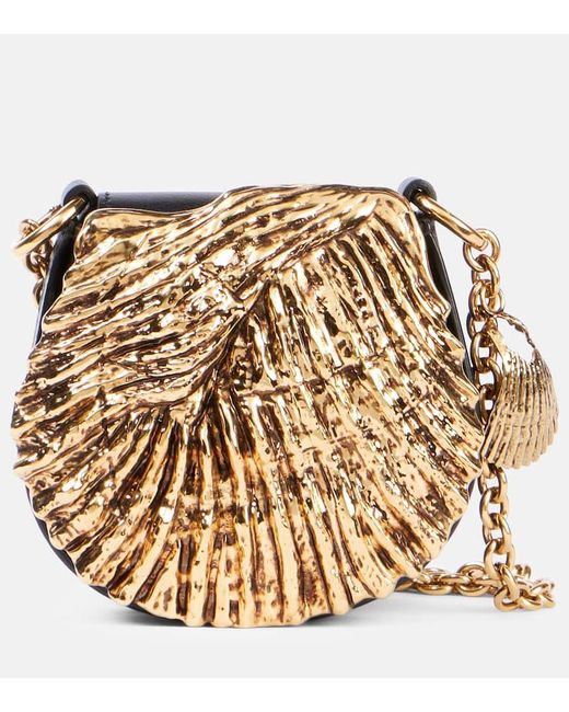 Chloé Metallic Sea Treasures Mini Leather Clutch