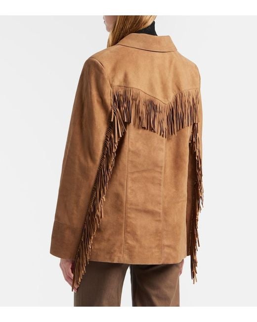 Veste En Daim Rixo en coloris Brown