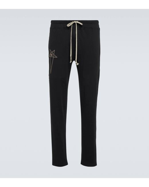 Pantalon de survetement en coton Rick Owens pour homme en coloris Black