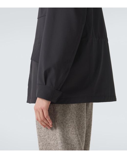 Agnona Blue Technical Field Jacket for men