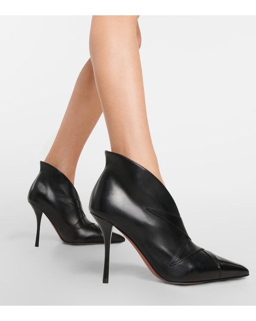 Alaïa Black Heeled Ankle Boots