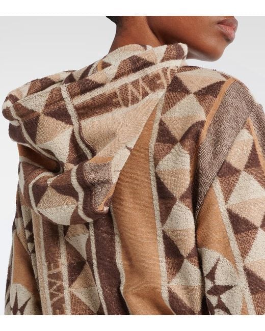 Loewe Natural Paula's Ibiza Printed Terry Hoodie