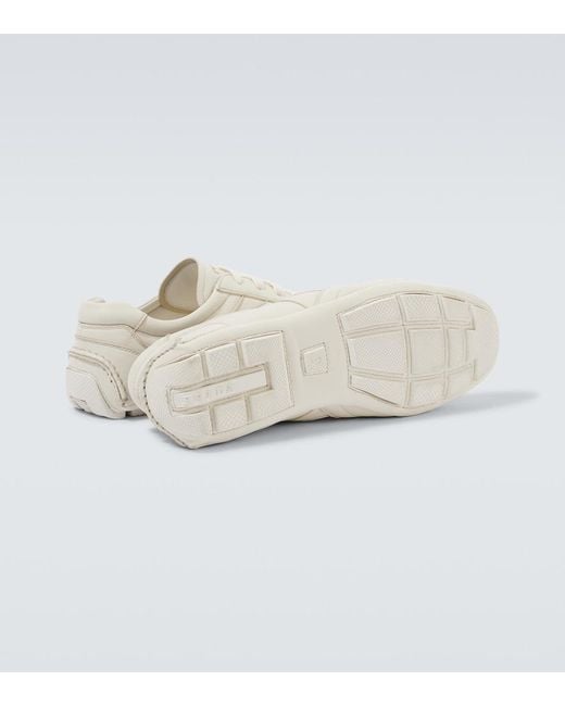 Prada Multicolor Montecarlo Re-Edition 2005 Antiqued Nappa Leather Sneakers for men