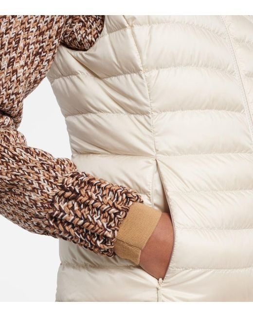 Moncler White Igens Down Vest