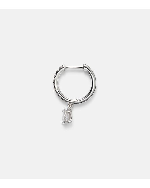 Anita Ko White 18Kt Single Earring With Diamonds