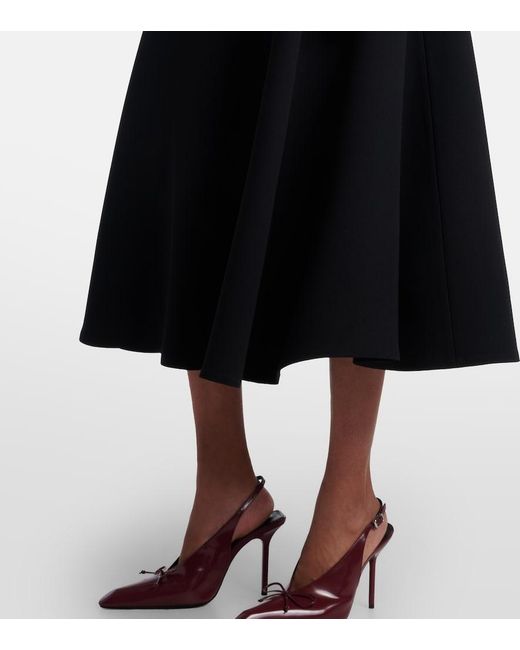 Jacquemus Black Triangle Midi Skirt