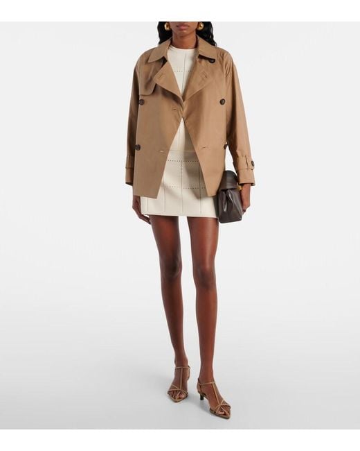 Max Mara White Simone Miniskirt