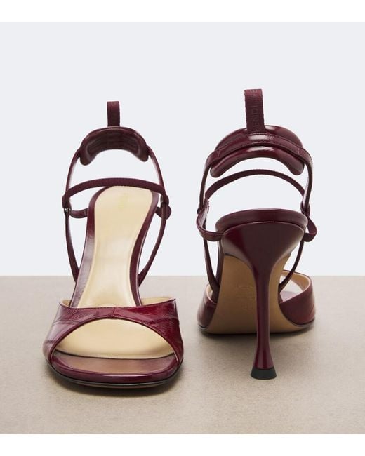 Fendi Brown Very Colibri Leather Sandals