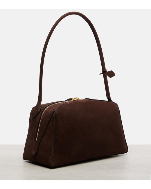 Alaïa Brown Le Bouledogue Medium Leather Shoulder Bag