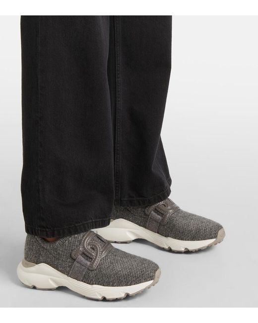 Tod's Gray Sneakers