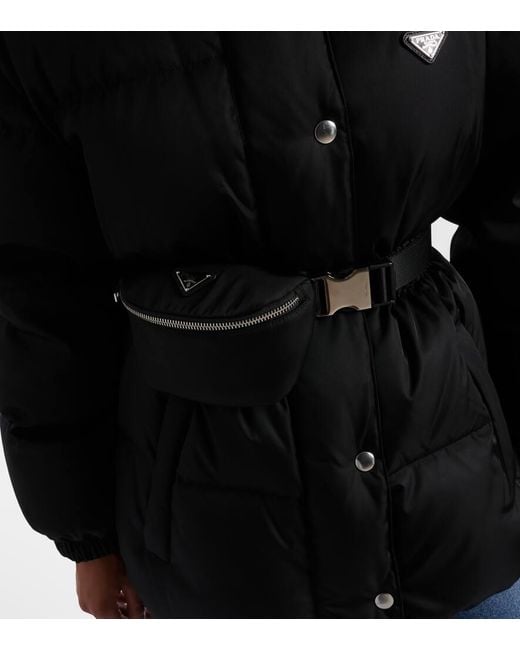 Prada Black Re-Nylon Down-Filled Jacket